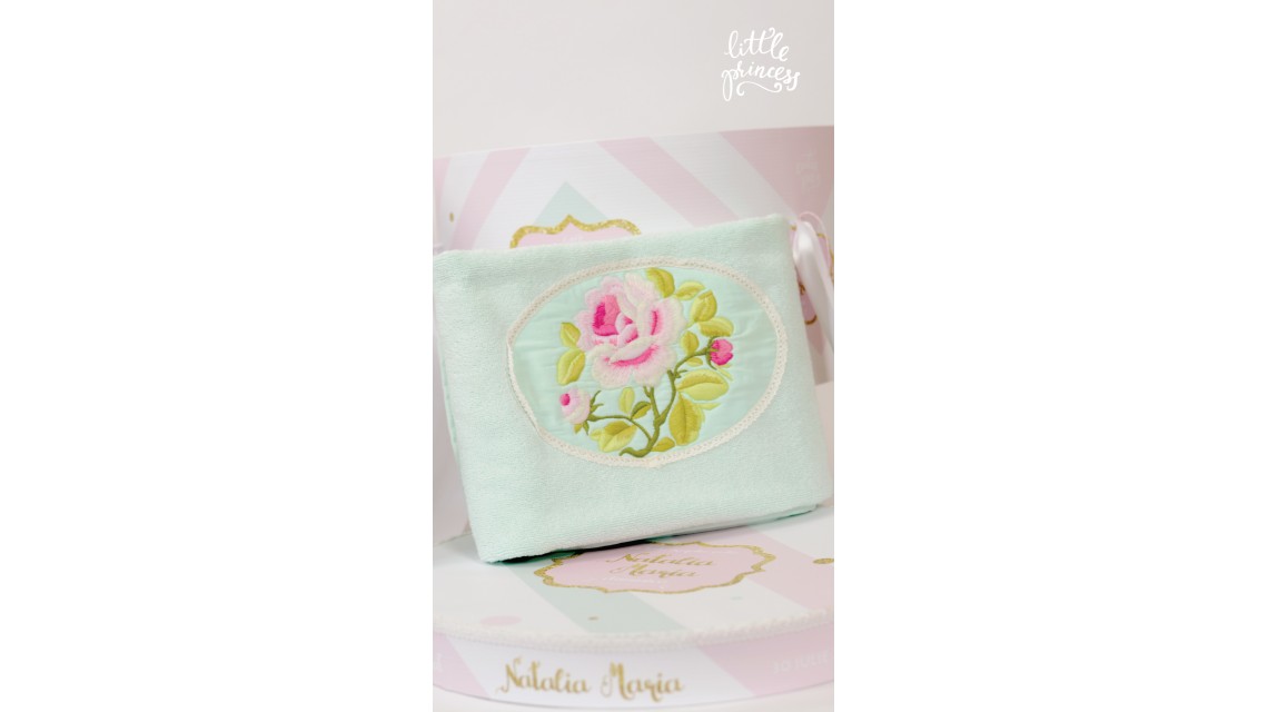 Trusou de botez pentru fete sau baieti modern, Pink & Mint 6